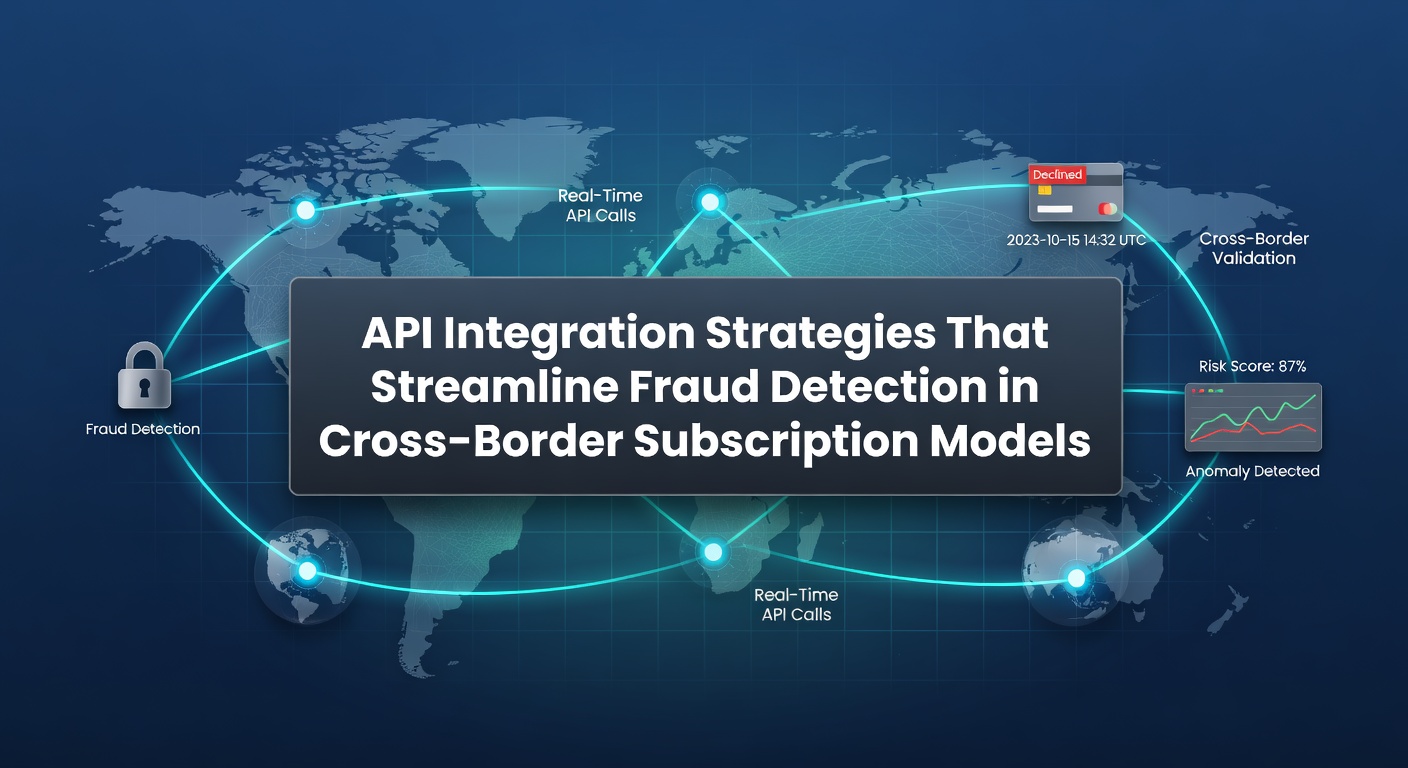 Interactive API dashboard displaying real-time fraud scoring for international subscription transactions across multiple currencies and regions