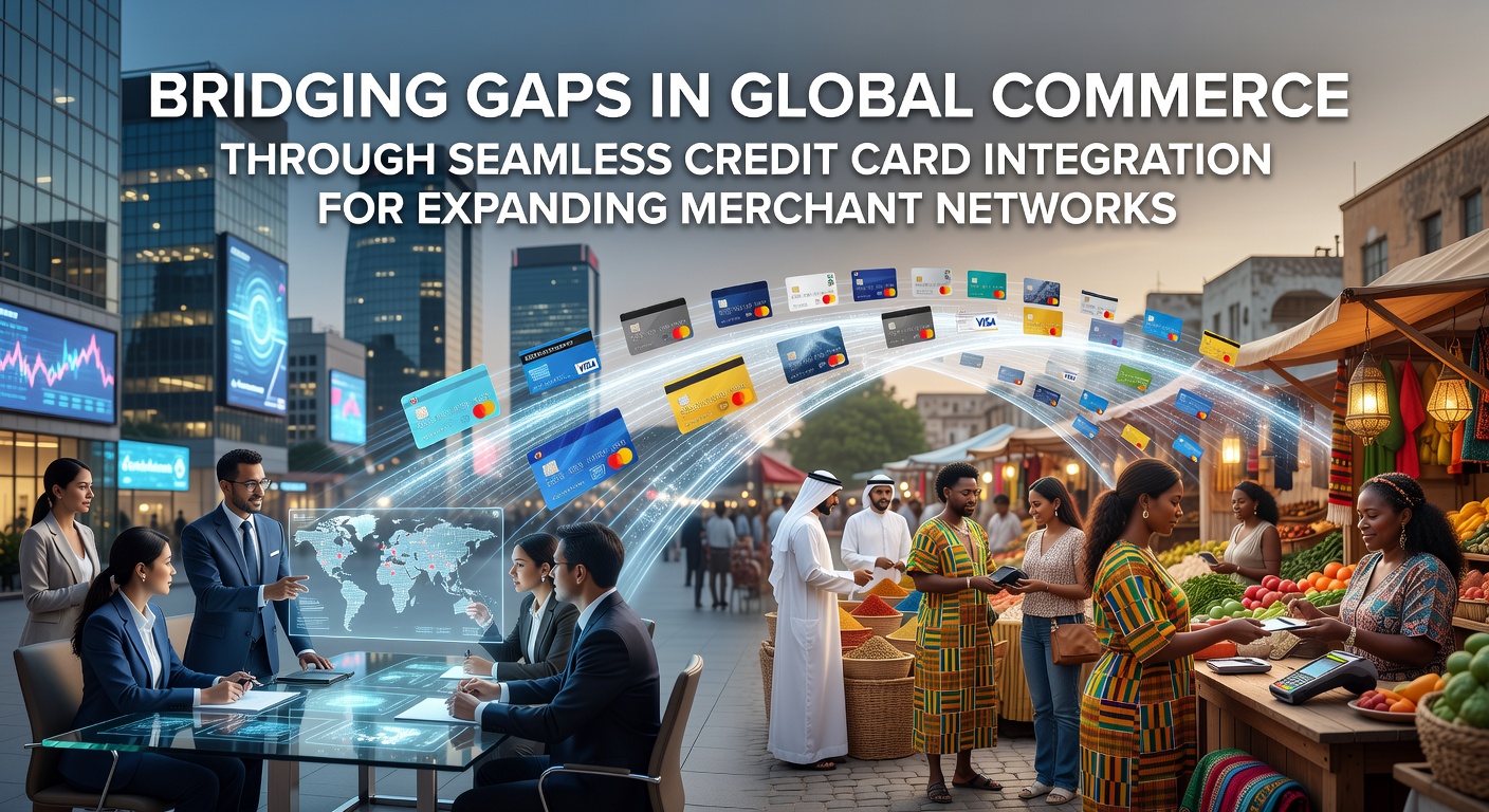 Global merchants using integrated credit card systems to connect across borders