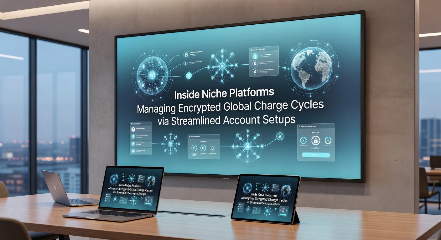 Niche payment platform interface displaying encrypted global charge cycle management tools